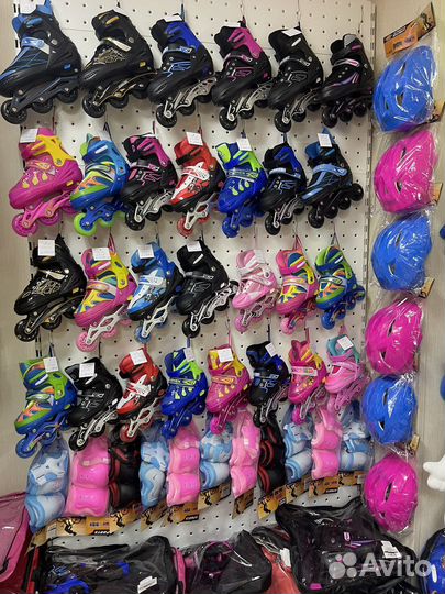 Ролики детские размер 29-43 Раздвижные