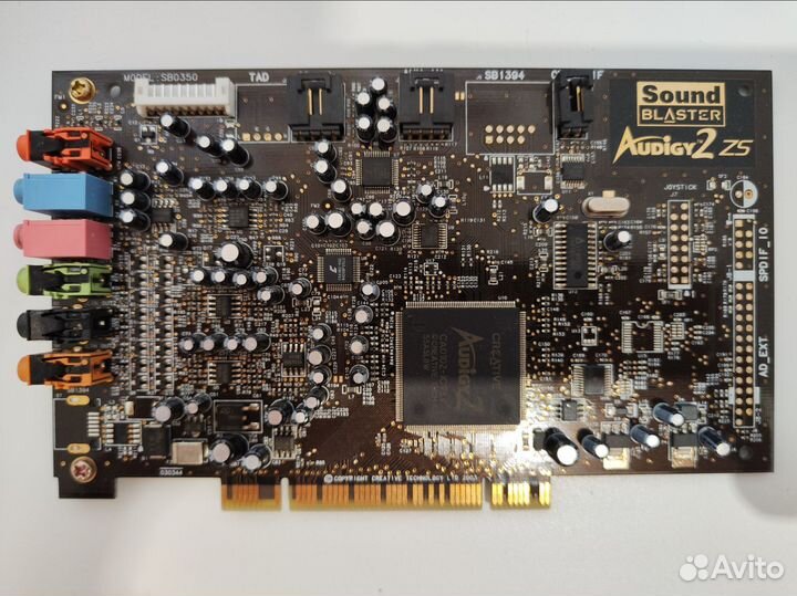 Звуковая карта creative sound blaster audigy 2 zs