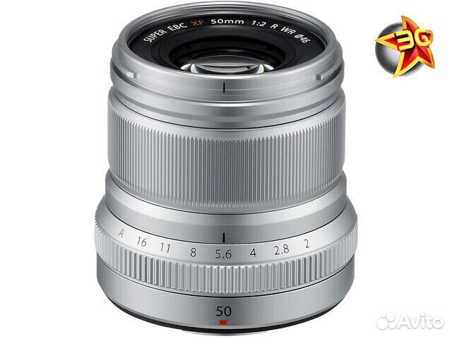 Объектив Fujifilm Fujinon XF 50mm f/2 R WR Silver