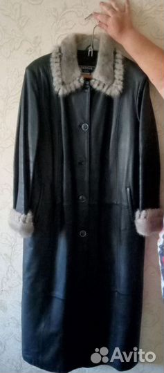 Кожаный плащ