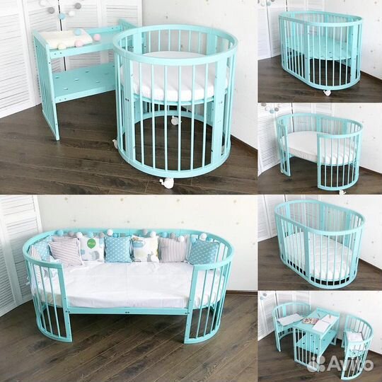 Детская кроватка трансформер 7 в 1