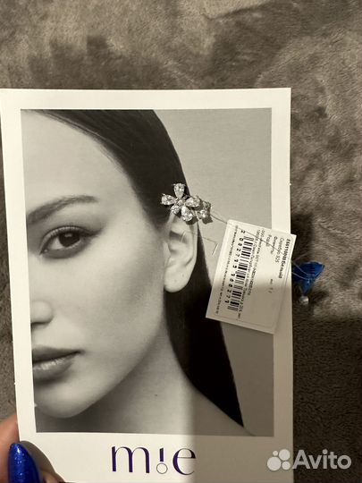 Серьга кафф miestilo (серебро 925)