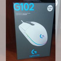 Игровая мышь logitech g102 белая