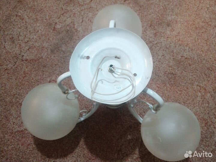 Люстра потолочная бу