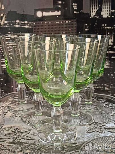 Рюмки цветное стекло хрусталь СССР