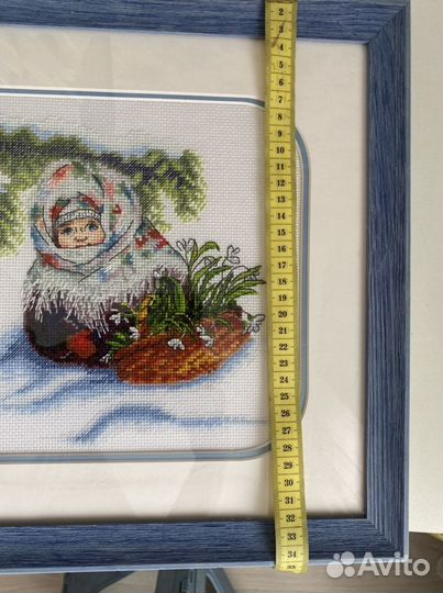 Картина вышитая крестом