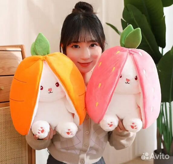 Мягкая игрушка кролик из морковки