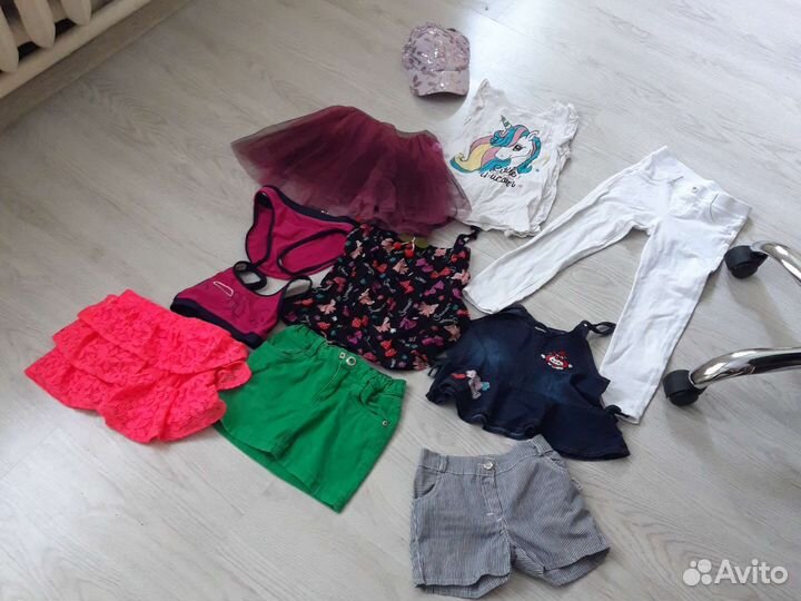 Вещи пакетом для девочки 3-4 года