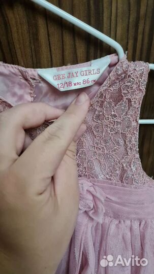 Платье для девочки 86