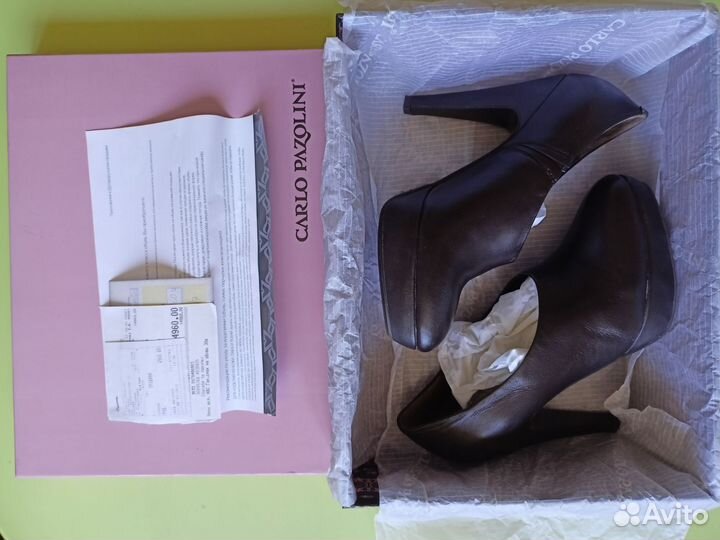 Полуботинки женские 37 черные новые