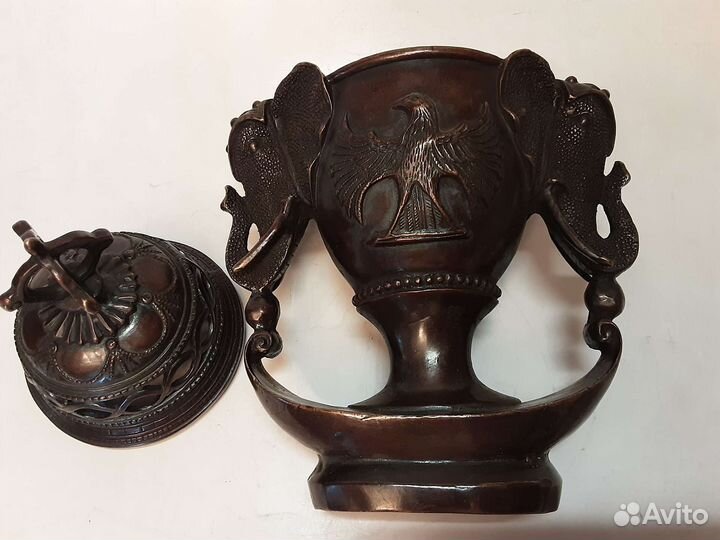 Курительницы бронза. Тибет. Большие. Редкие