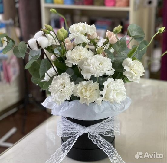 Коробка с цветами