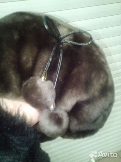 Шапка мутоновая женская