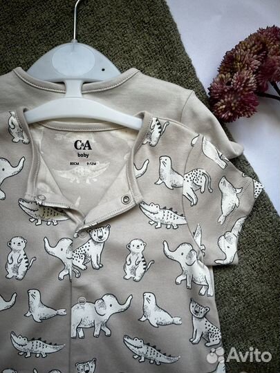 Комплект песочников 74 80 ca пудровый