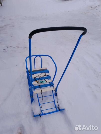 Санки с колесами