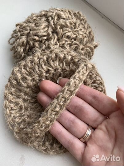 Эко-мочалка и губка из джута