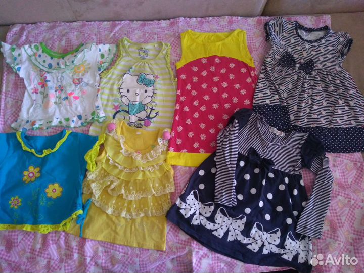 Вещи пакетом для девочки от 1 -3 лет