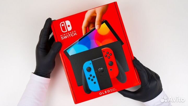 Nintendo switch Oled picofly (Neon) 64gb + 128gb