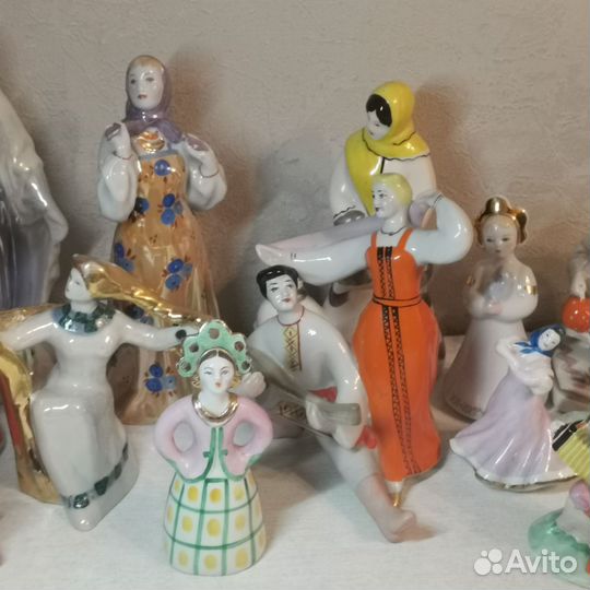 Фарфоровые статуэтки СССР лфз дулево