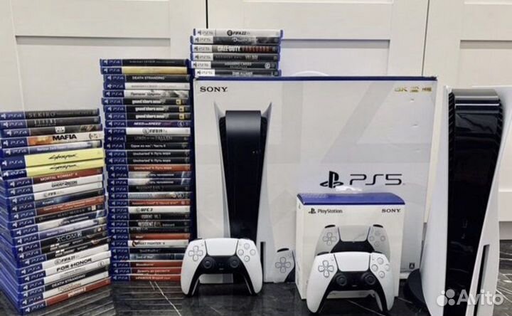 PS5 Sony PlayStation 5 запечатанная 1218А и 1216A