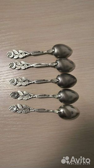 Серебряные кофейные ложки