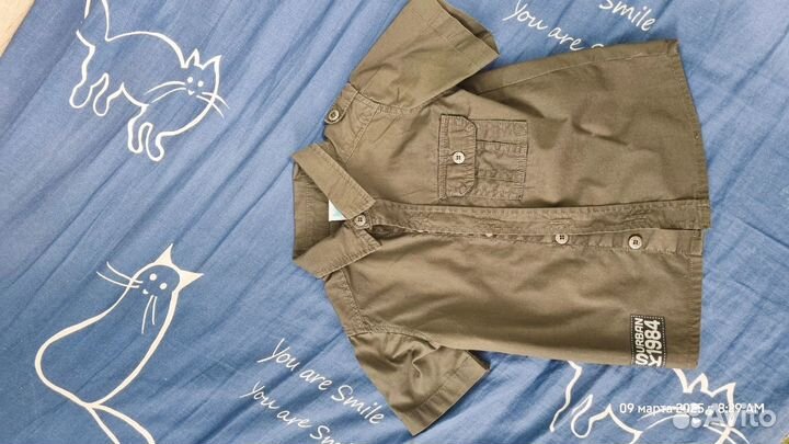 Рубашка для мальчика 74 80