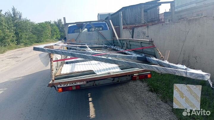 Грузоперевозки газель 4.20(6м) Открытая