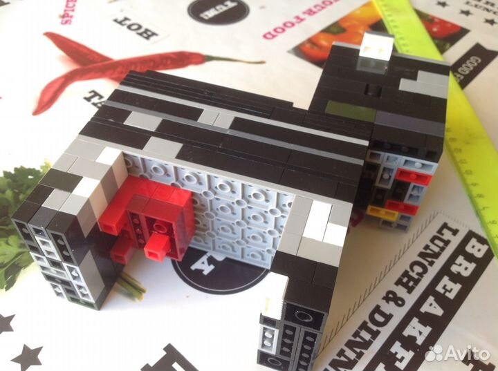 Корова из Майнкрафта из конструктора Lego