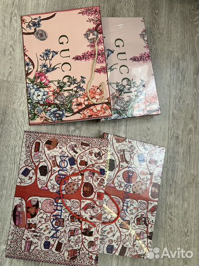 Коробки пакеты Gucci Dior Fendi Chanel LV