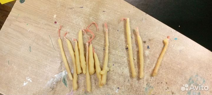 Свечи восковые ручной работы