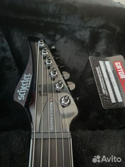 Электрогитара schecter reaper-6 custom gloss black
