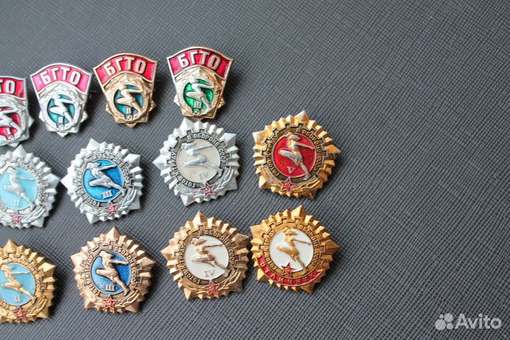 Набор значков гто СССР