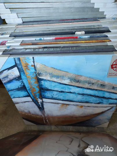 Картина маслом абстракция на холсте