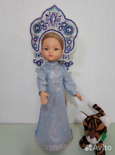 Комплект Снегурочки для куклы Паола Рейна