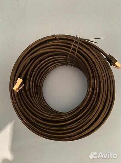 Кабель патч корд RJ45 FTP CAT 5E 24 AWG 50 метров