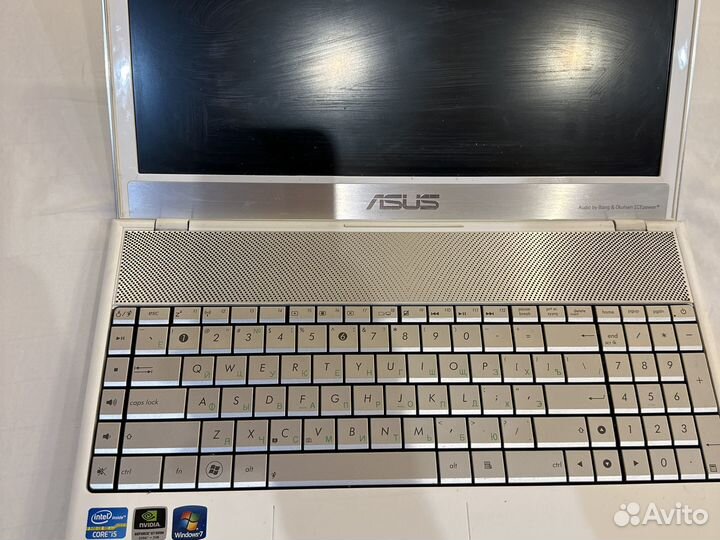 Ноутбук asus n55s по запчастям