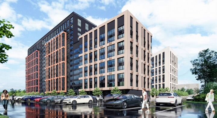 Квартира-студия, 26,7 м², 6/15 эт.