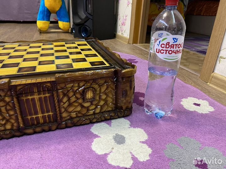 Шахматы (шашки) деревянные,ручной работы