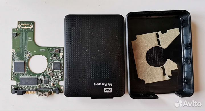 Корпус и плата от диска WD My Passport 2Tb