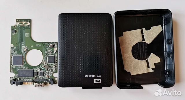 Корпус и плата от диска WD My Passport 2Tb