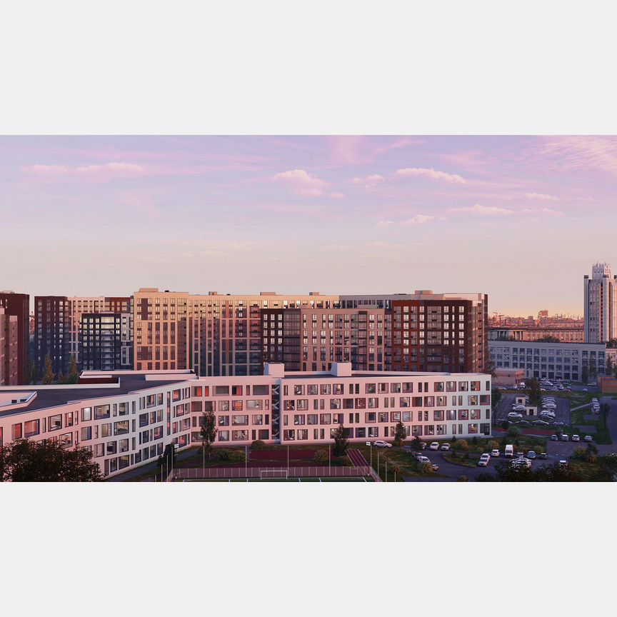 1-к. квартира, 39,7 м², 2/16 эт.