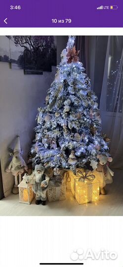 Ночник новогоднее украшение 2 шт