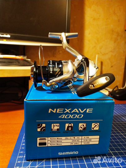 Катушка Shimano nexave 4000 (С апгрейдом)