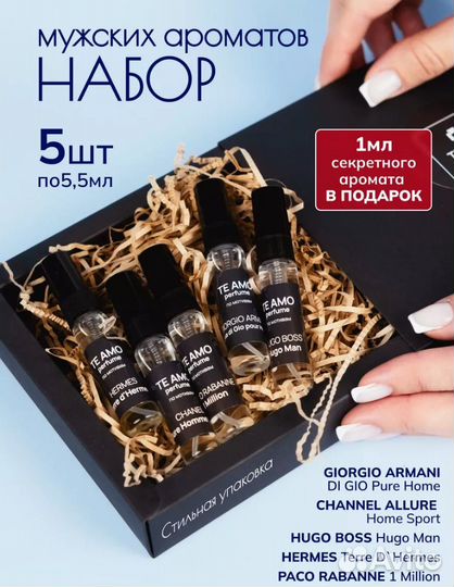 Набор парфюма на 23 февраля