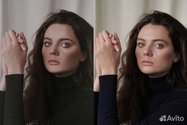 Бьюти ретушь портретов