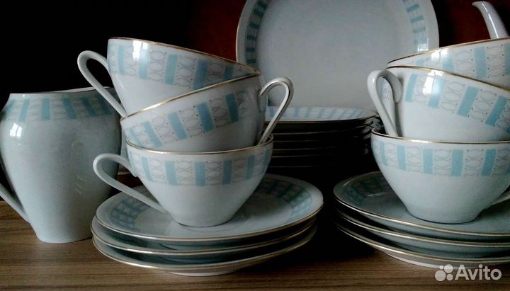 Чайно-столовый сервиз гдр,30предметов