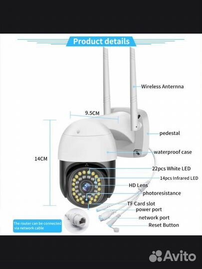 Камера видеонаблюдения HD dome camera