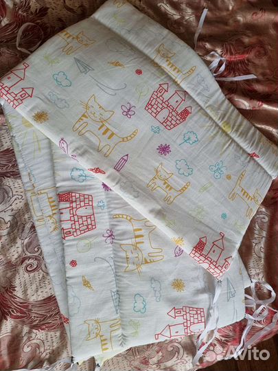 Бортики в детскую кроватку