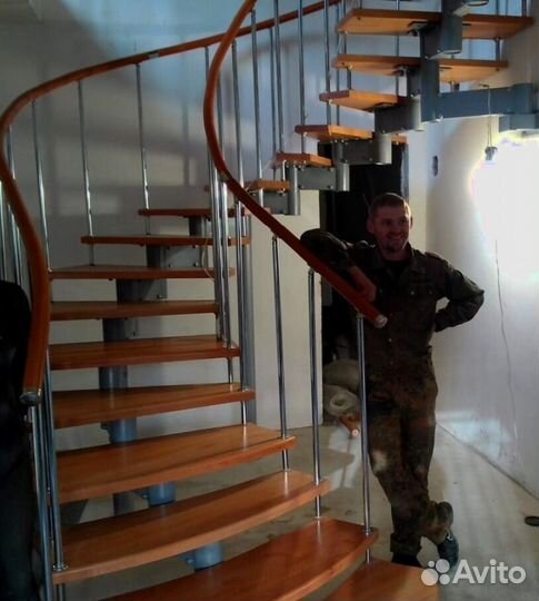 Винтовая лестница под ключ