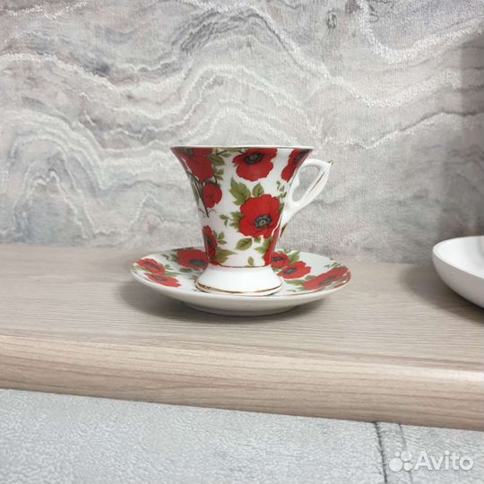 Фарфоровый кофейный сервиз